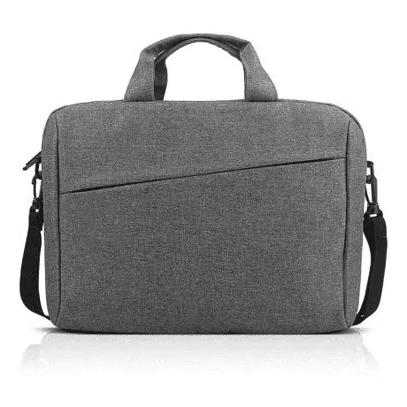 Grey laptop messenger bag bulk custom logo branding
