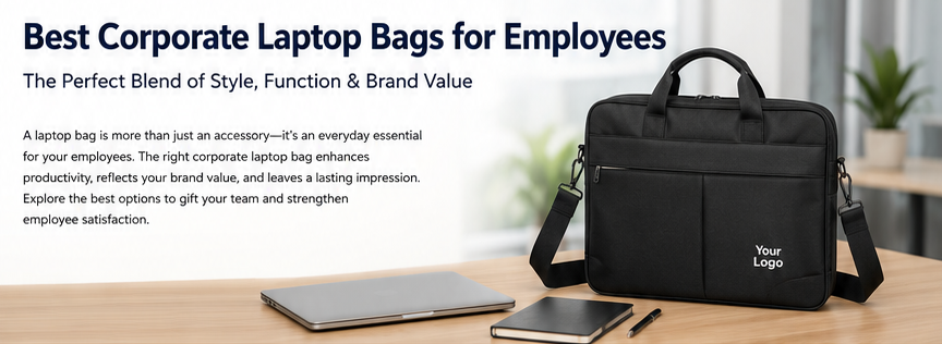 Best corporate laptop bags for employees in India. Premium customized office laptop bags for corporate teams. Professional corporate laptop backpacks for employees
