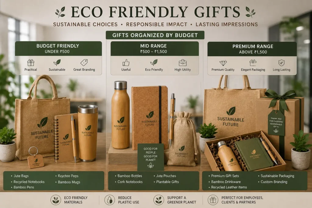 Budget friendly eco friendly corporate gifts in India