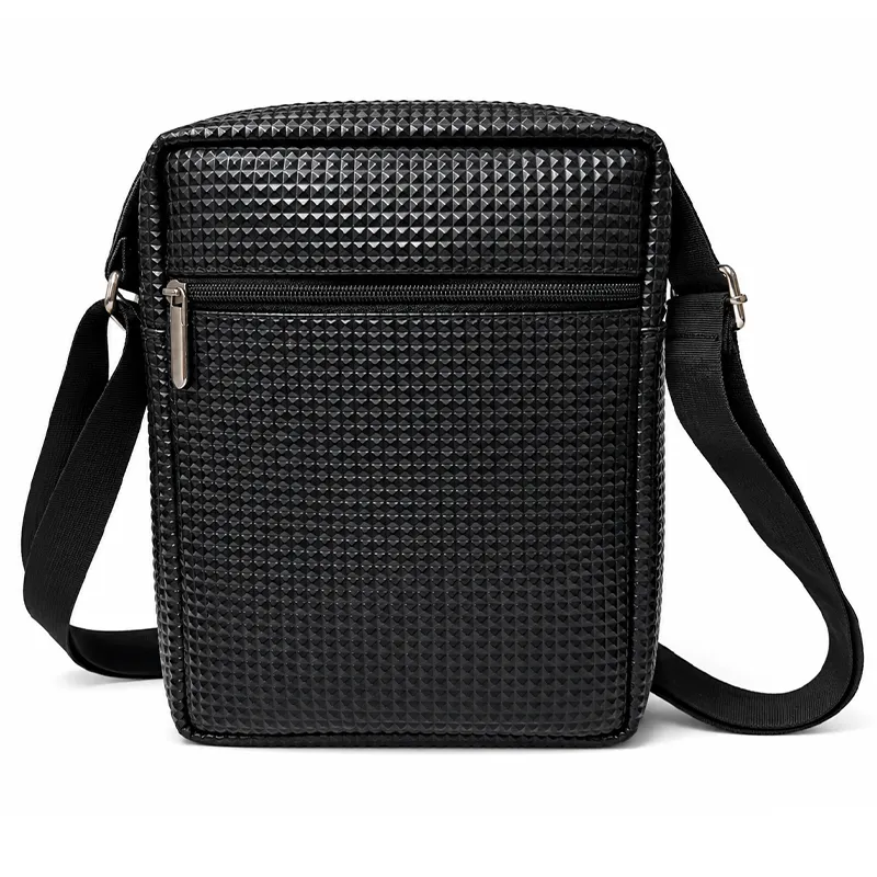 Black Pu Leather Sling bag for corporate gifting and bulk business orders